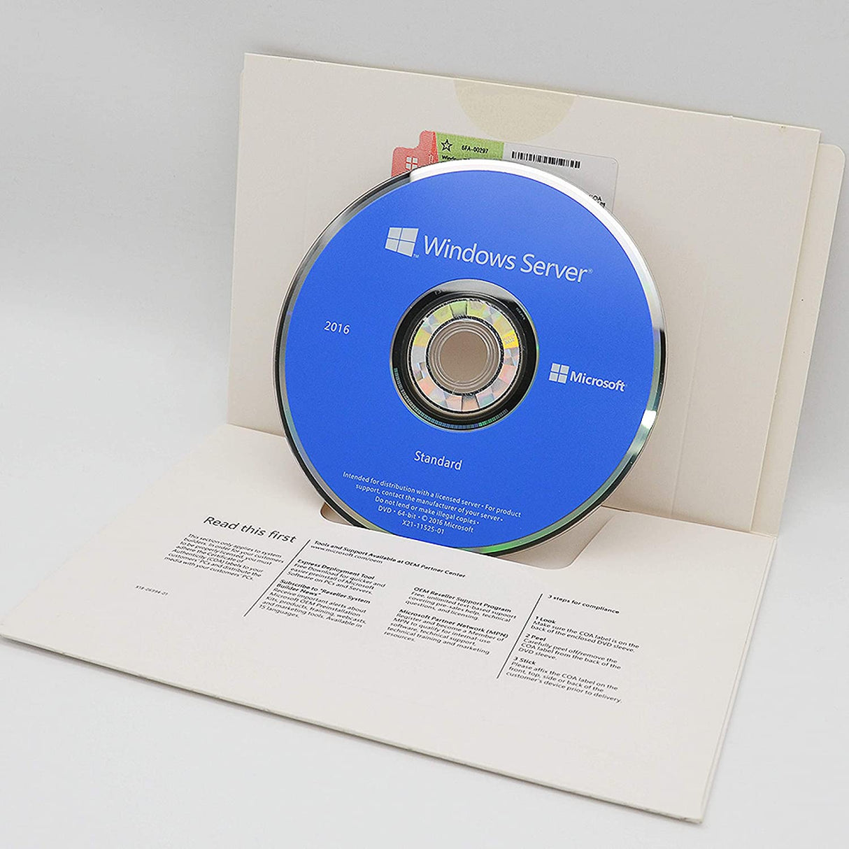 Windows Server 2016 Standard Caja OEM Multilenguaje